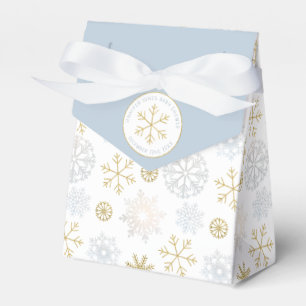 Winter Snowflake Baby Showbox Geschenkschachtel