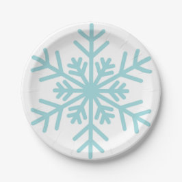 Winter Snowflake Baby Shower Paper Tellers Boy Pappteller