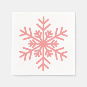 Winter Snowflake Baby Showtail Napkin Serviette