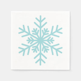 Winter Snowflake Baby Showtail Napkin Serviette