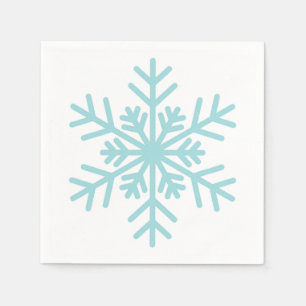 Winter Snowflake Baby Showtail Napkin Serviette