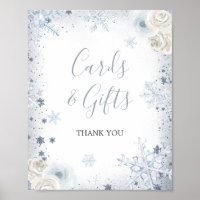 Winter Snowflake Brautparty Karten und Geschenke
