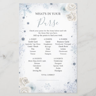 Winter Snowflake Brautparty Purgame