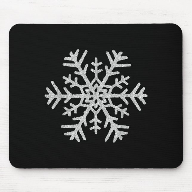 Winter Snowflake Christmas Xmas Costumes Men Women Mousepad (Vorne)