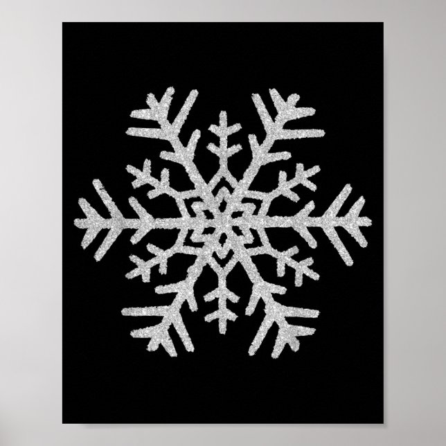Winter Snowflake Christmas Xmas Costumes Men Women Poster (Vorne)