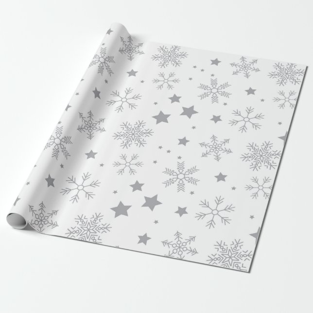 Winter Snowflake Geschenkpapier (Ungerollt)