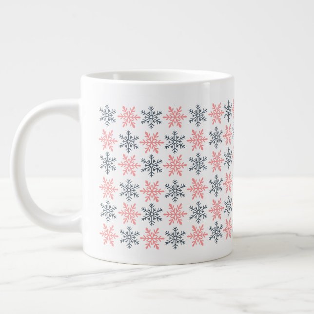 Winter Snowflake Specialty Mug Jumbo-Tasse (Links)