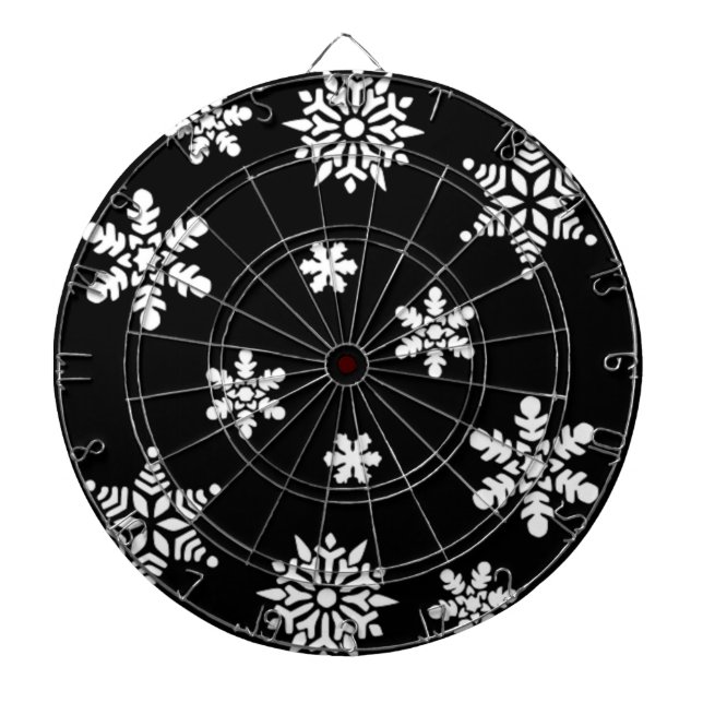 WINTER SNOWFLAKES DARTSCHEIBE (vorne)