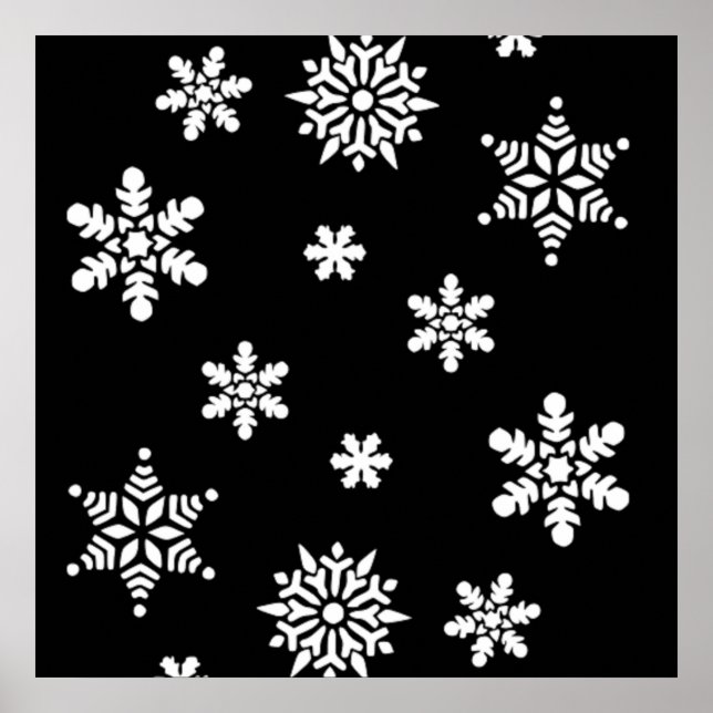 WINTER SNOWFLAKES POSTER (Vorne)