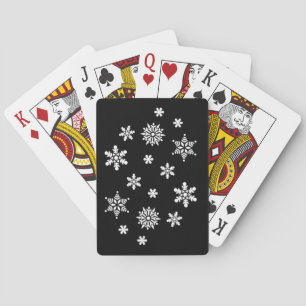 WINTER SNOWFLAKES SPIELKARTEN
