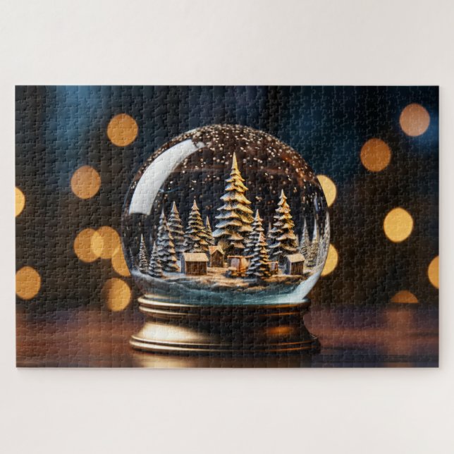 Winter Snowglobe Puzzle (Horizontal)