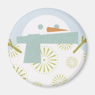 Winter Snowman Magnet