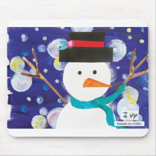 Winter Snowman Mousepad