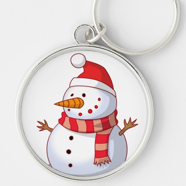 WINTER SNOWMAN SCHLÜSSELANHÄNGER (Vorne)