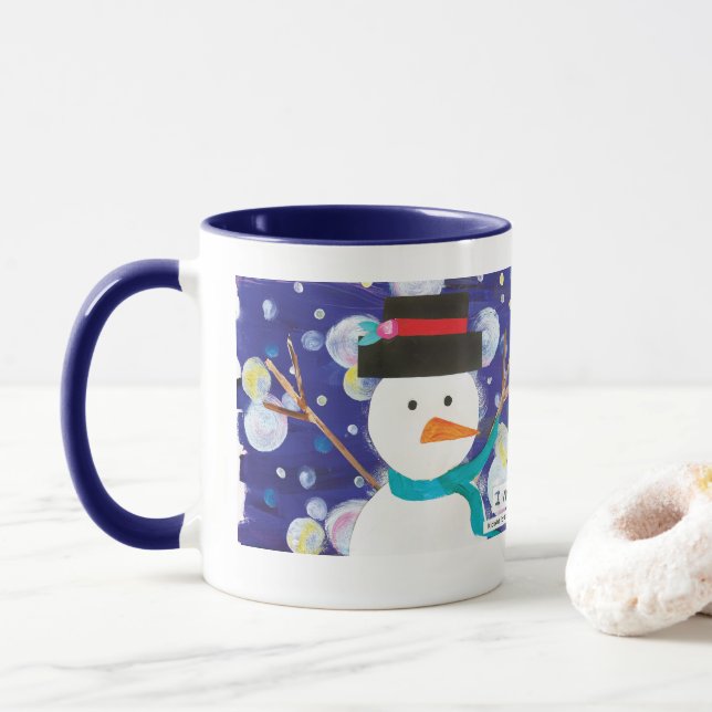 Winter Snowman Tasse (Mit Donut)