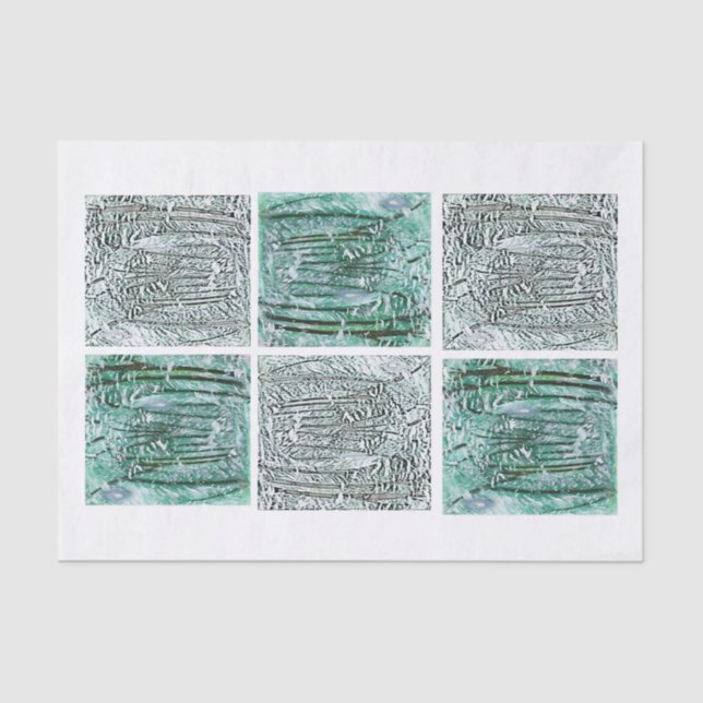 Winter Snowy Globe Seidenpapier (Vorderseite)