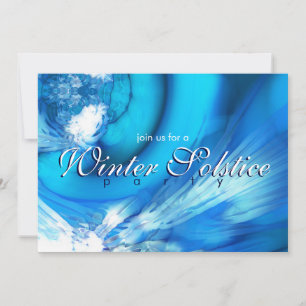 Winter Solstice Abstrakte Einladung