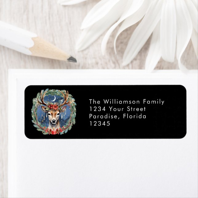 Winter Solstice Holiday Wreath Dez Weihnachten Wei (Insitu)