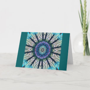 "Winter Solstice" Mandala Grußkarte Karte