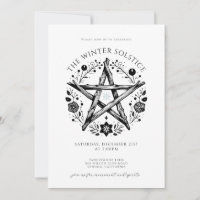 Winter Solstice-Party Einladung