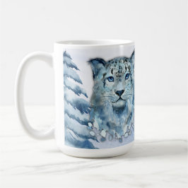 Winter Solstice Snow Leopard Kaffeetasse