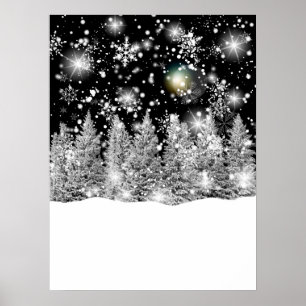 Winter Solstice Snowfall Poster