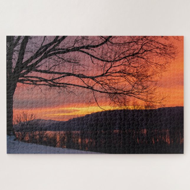 Winter Solstice Sunset Puzzle (Horizontal)