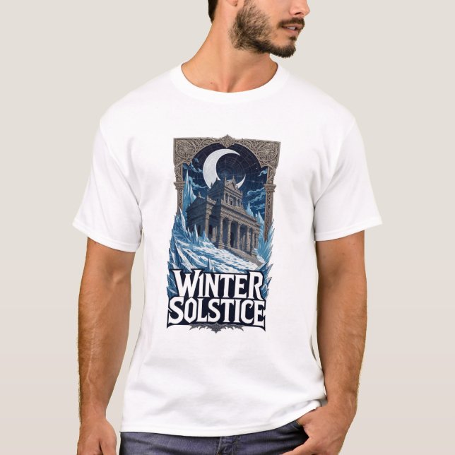 Winter Solstice Temple T-Shirt (Vorderseite)