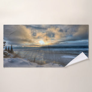 Winter Solstice Turnonce Arm Badehandtuch