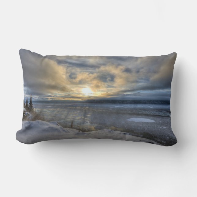 Winter Solstice Turnonce Arm Lendenkissen (Vorderseite)