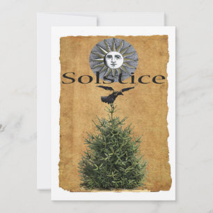 Winter Solstice - Urlaubskarte Feiertagskarte
