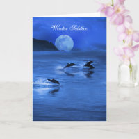 Winter Solstice Weihnachten Delphine Meer