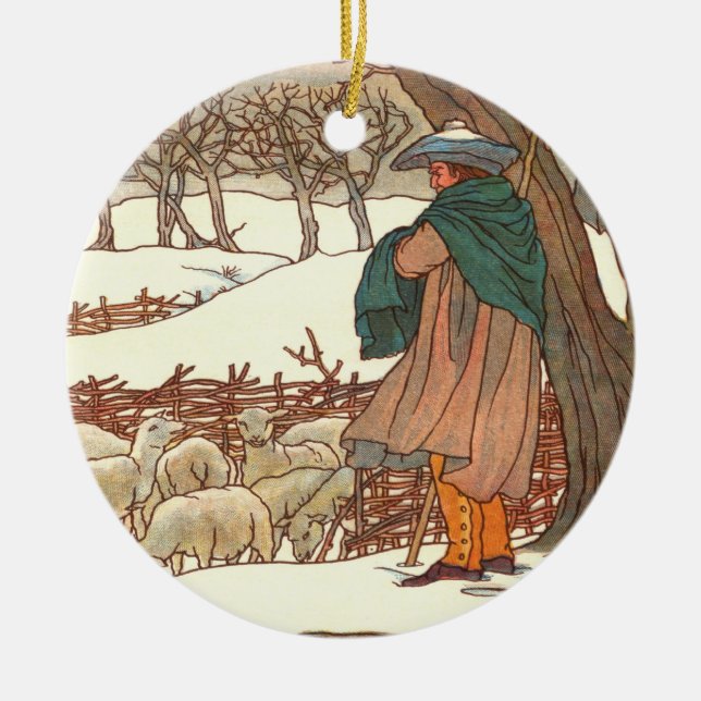 "Winter Song" Keramik Ornament (Vorne)