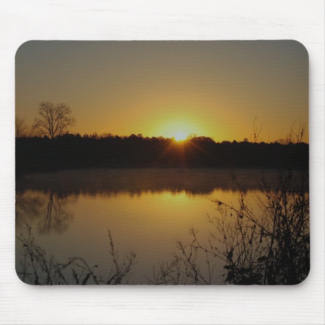 WINTER-SONNENAUFGANG MOUSEPAD (Vorne)