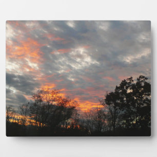 Winter-Sonnenuntergang-Natur-Landschaftsfotografie Fotoplatte