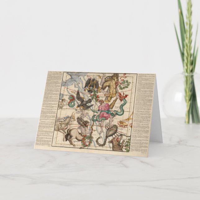 Winter-Sonnenwende Feiertagskarte (Vorderseite)