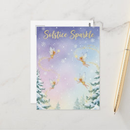 Winter-Sonnenwende-Postkarte Postkarte