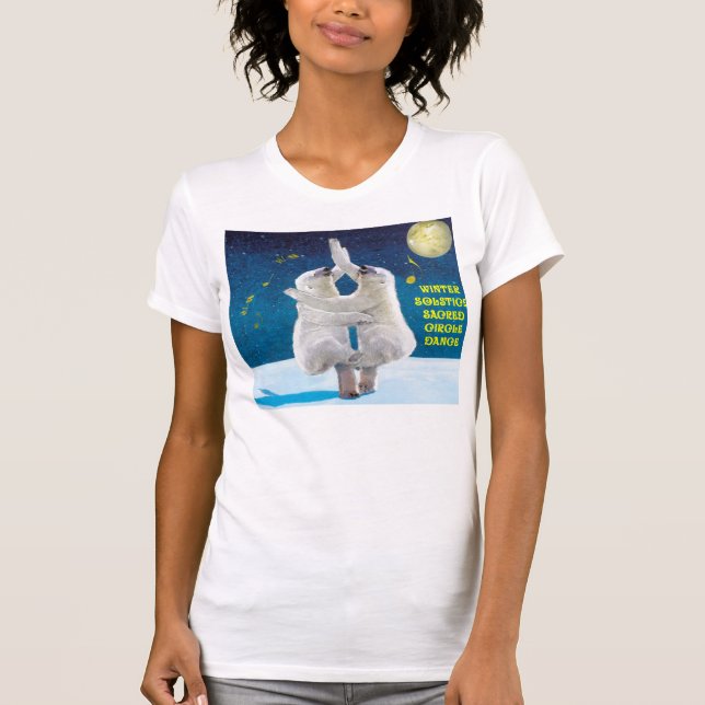 Winter-Sonnenwende-Tanz 2012 - Damen-lässige T-Shirt (Vorderseite)