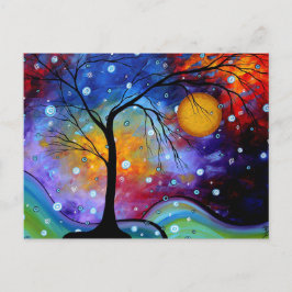 Winter Sparkle Circle of Life MADART Malerei Postkarte