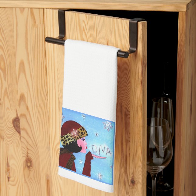 "Winter Sparkle" DIVA Küchentuch (Drittel gefaltet)