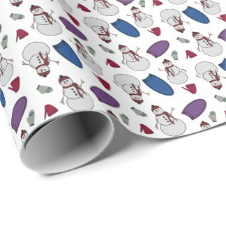 Winter-Spaß-Geschenkpapier Geschenkpapier