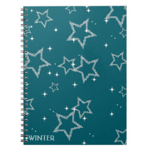 Winter Spiral Notebook Notizblock