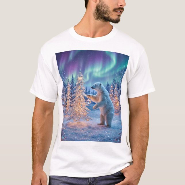 Winter Spirit in the Northern Sky T-Shirt (Vorderseite)