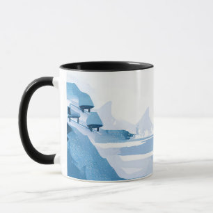 Winter-Sport-Illustration Tasse