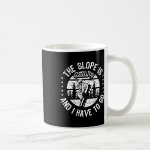 Winter Sport Snowboarden Die Snowboardpiste ist C Kaffeetasse