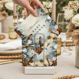 Winter Sports Baby Shower Serviette