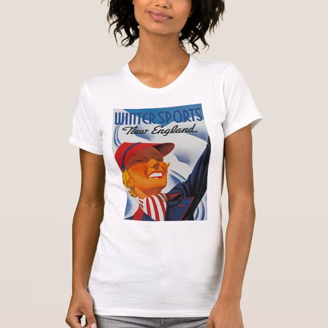 Winter Sports New England T-Shirt (Vorderseite)