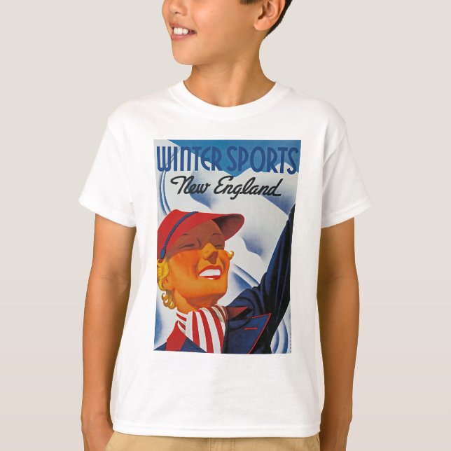 Winter Sports New England T-Shirt (Vorderseite)