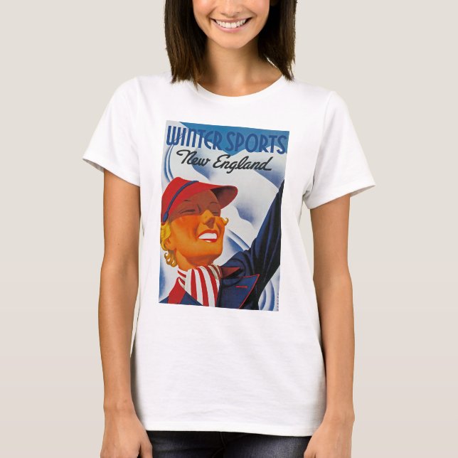 Winter Sports New England T-Shirt (Vorderseite)