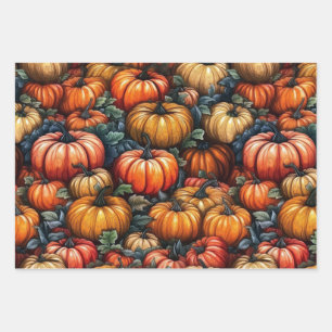 Winter Squash Pumpkins Geschenkpapier Set